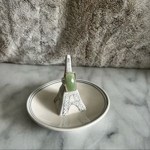 Faceted Large Jade Ring